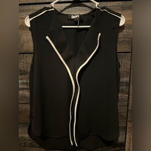 DKNY top, sheer. Size S
